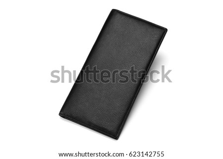 coriaceous Long Wallet in white background