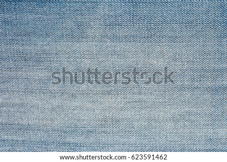 Distressed blue denim texture background