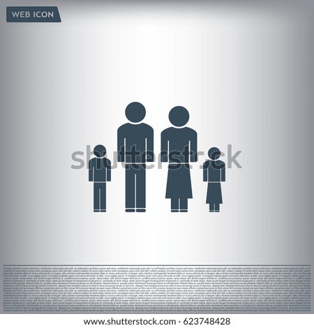 family, vector illustration
