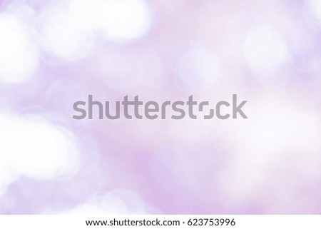 Violet and white bokeh background from natural
