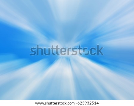 Zoom and Blurred picture of Sky and clouds abstract background