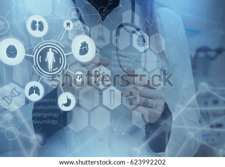 Medicine doctor and virtual computer interface