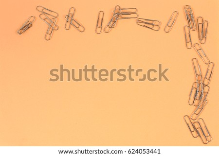 background texture colored paper with paper clips