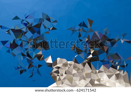 Vector Polygon Abstract Polygonal Geometric Triangle Background