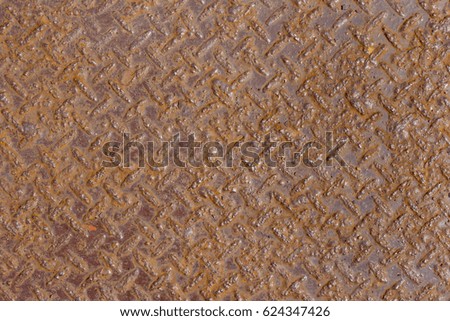 Rust steel plate slip background