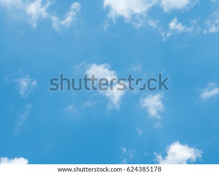 blue sky with blowing clouds