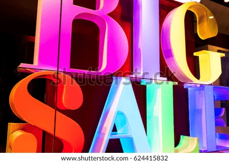 sign of big sale