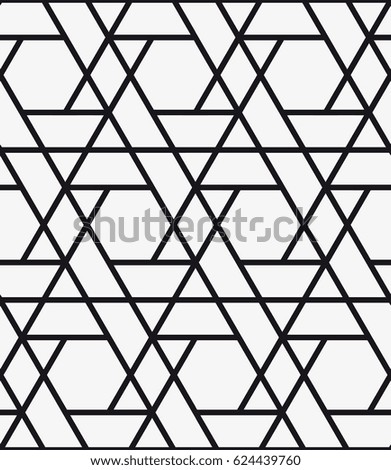 Vector seamless pattern. Modern stylish texture. Repetition of geometric tiles with a grid of rectangles of different shapes.