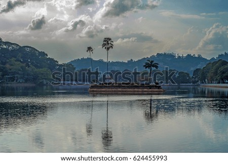 Beautiful view of Kandy in Sri Lanka