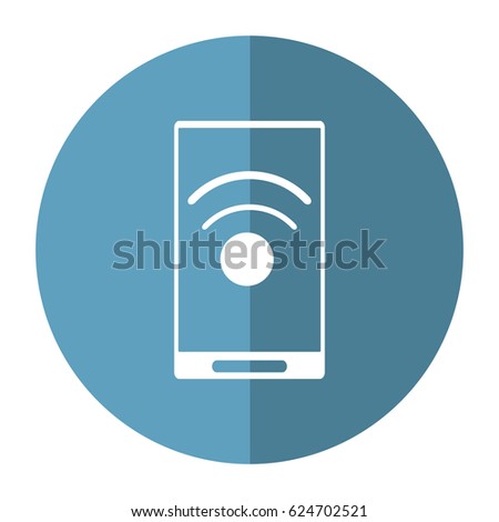 smartphone technology connected wifi internet shadow