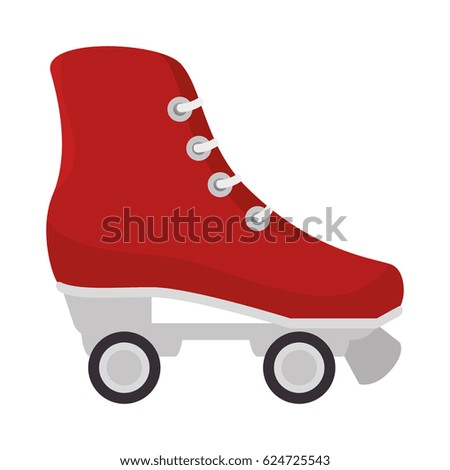 skates wheels isolated icon