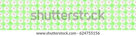 white Floral Seamless Pattern Flowers Texture background