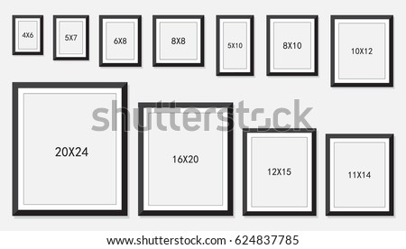 picture and photo frames size