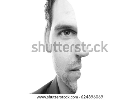 Two Faces Royalty-Free Stock Photo #624896069