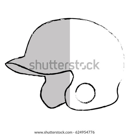 baseball helmet isolated icon