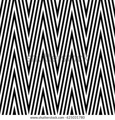 Zigzag lines. Jagged stripes. Seamless surface pattern design with sharp waves ornament. Repeated chevrons wallpaper. Digital paper for page fills, web designing, textile print. Vector illustration.