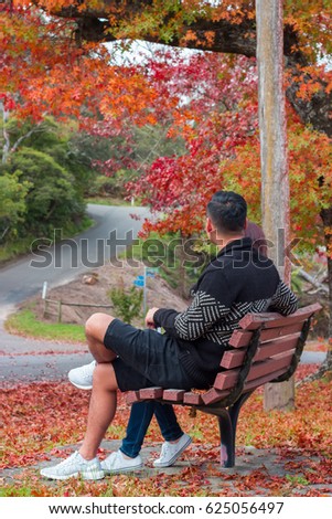 This beautiful Couple is dating on the Autumn season. was taken at Blackheath, Blue Mountains Area, New South Wales, Australia during fall 2017. 
