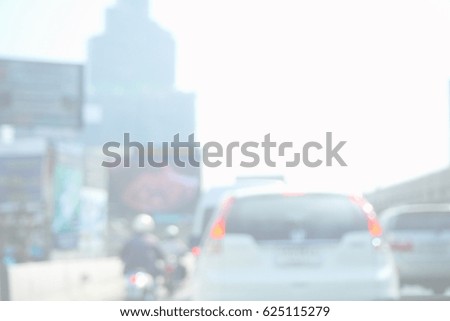 Picture blurred  for background abstract of traffic