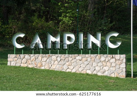 inscription camping