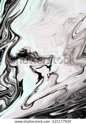Black and white marble