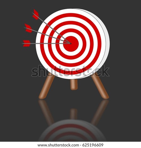 arrows hit the target 