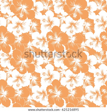 Floral seamless pattern with bright summer flowers in white and yellow colors. Endless texture for romantic design, decoration, greeting cards, posters, advertisement, for textile print and fabric.