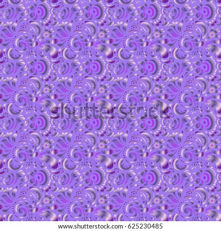 Seamless damask pattern, purple and violet classic wallpaper. Ornamental border. Vector seamless pattern.
