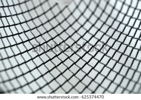 Abstract black net. DOF and selective focus.