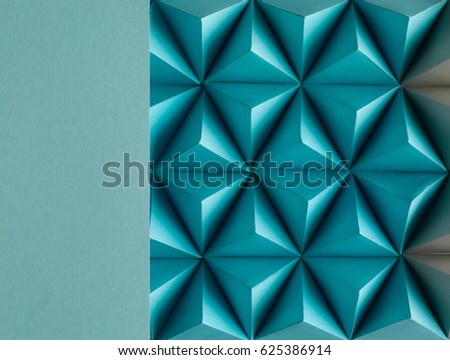 Abstract blue paper poly  made from  tetrahedron background. Usefull for business cards and web.