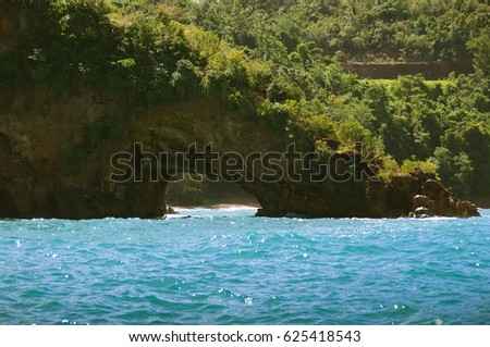 Pirates of the Caribbean location and beach - Saint Lucia - Tropical island of the Caribbean