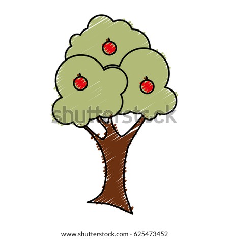 natural tree plant icon