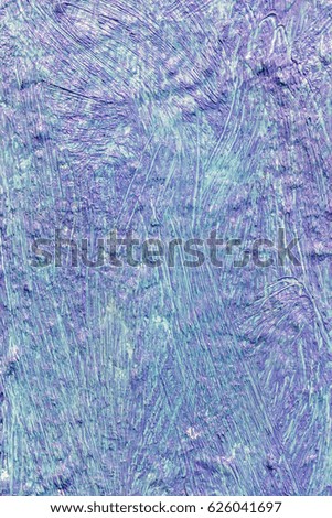 abstract bright textured background with violet paint strokes and blots