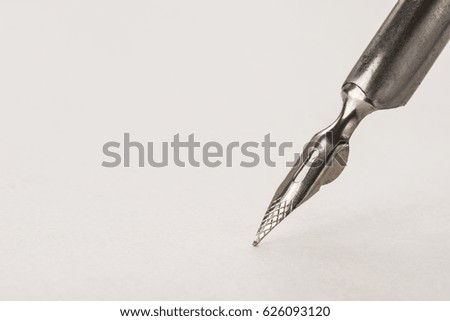 Fragment of ink pen