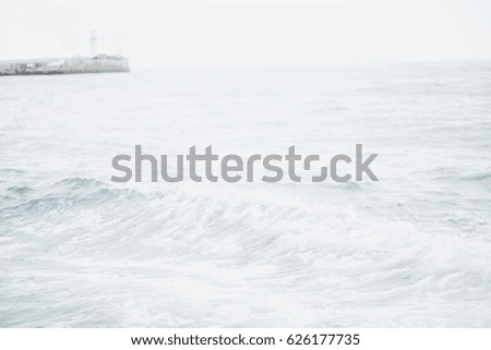 beautiful white sea waves background texture abstract