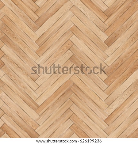 Seamless wood parquet texture (herringbone sand color)
