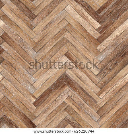 Seamless wood parquet texture (herringbone brown)