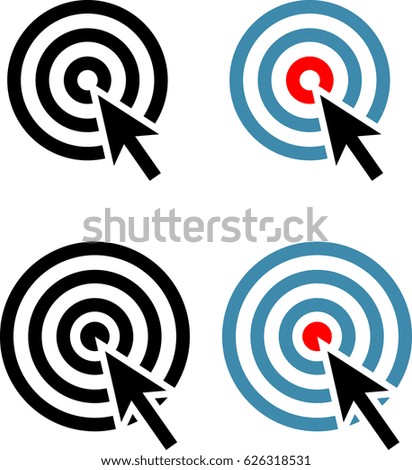 Target Icon Vector Illustration