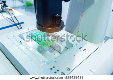 Visual measuring system Royalty-Free Stock Photo #626438435