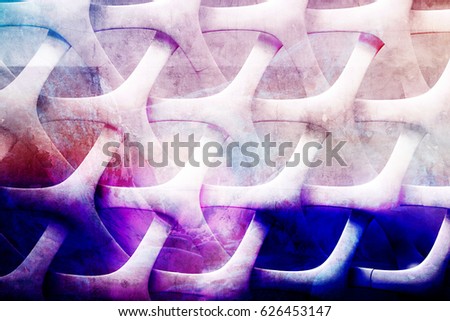 Geometric abstract background with rough texture