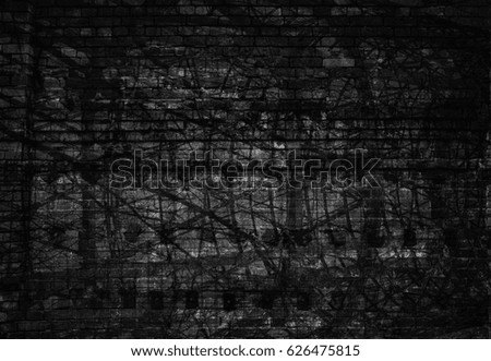 Abstract background of black color. Graphic lines and strips. Creative background