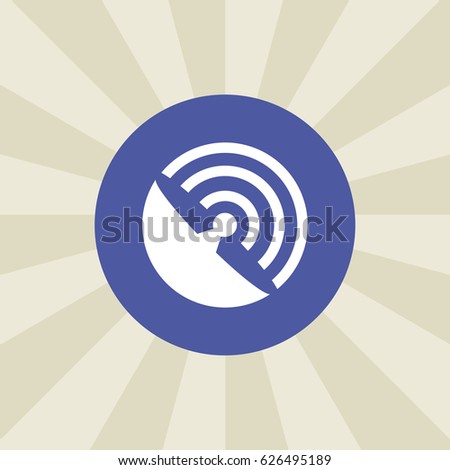 signal icon. sign design. background