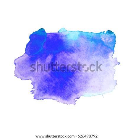 Abstract hand drawn watercolor background. Vector illustration. Grunge texture for cards and flyers design.