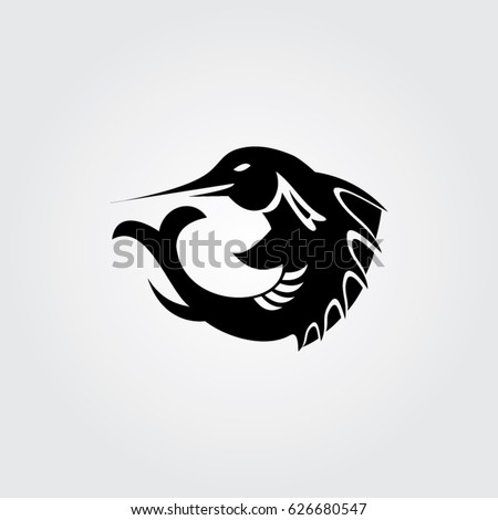 stock vector fish logo template vector icon design