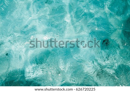 Reflections on a surface of a water in the Indian ocean, Maldives