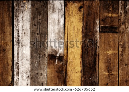 Texture of old wooden boards of brown colors