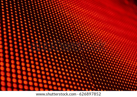 Abstract red digital monitor