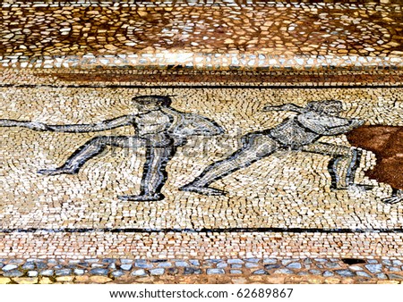 Archaic Roman era mosaic found at ancient Dion of Greece
