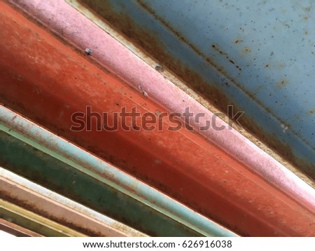Old metal - color full texture background. Rustic metal.