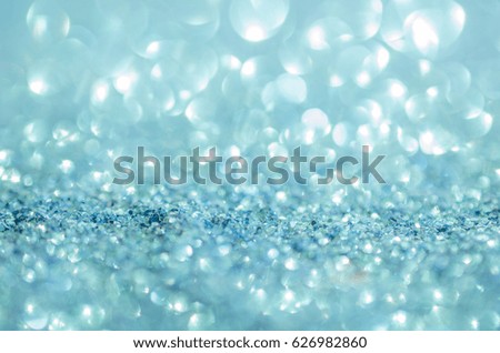 Defocused abstract blue lights background