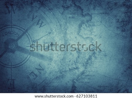 Survival, exploration and nautical theme grunge background.